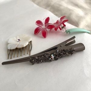 Hair Accessories flowers butterflies super cute